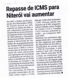 Jornal O Fluminense de 07 de setembro de 2016, página 4.